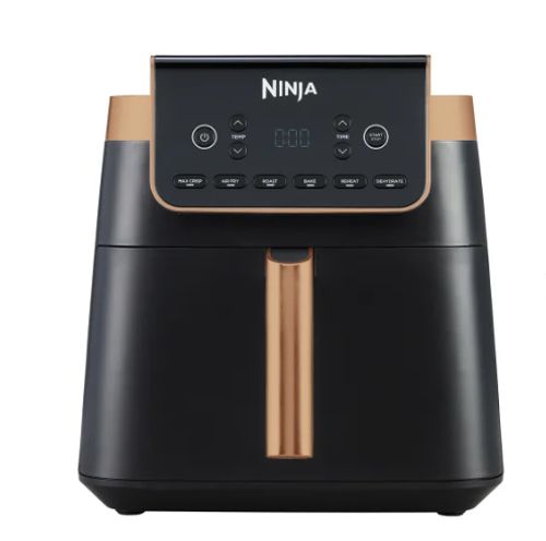 Ninja Deluxe Schwarz & Kupfer Heißluftfritteuse Max Pro 6,2 L