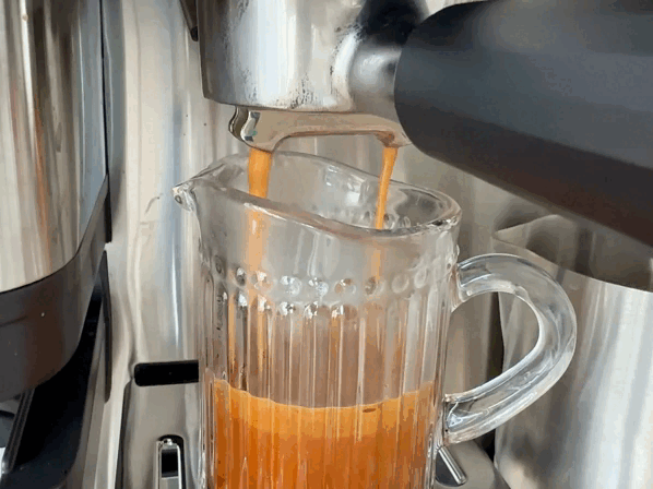 Espresso bezug aus der Ninja Luxe Café Premier