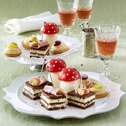 Nostalgie Platte (Häppchen-Platte) Rezept