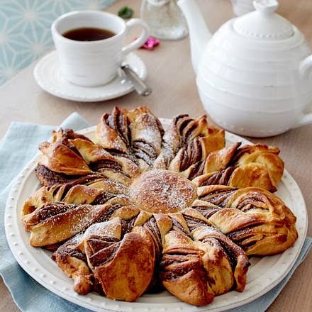 Nougatstern Rezept