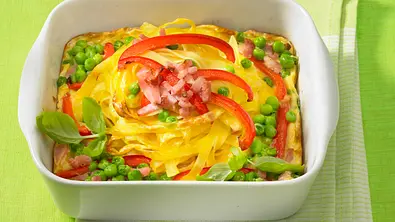 Nudel-Schinken-Auflauf (für 1 Person) Rezept - Foto: LECKER @ Bauer Media Group