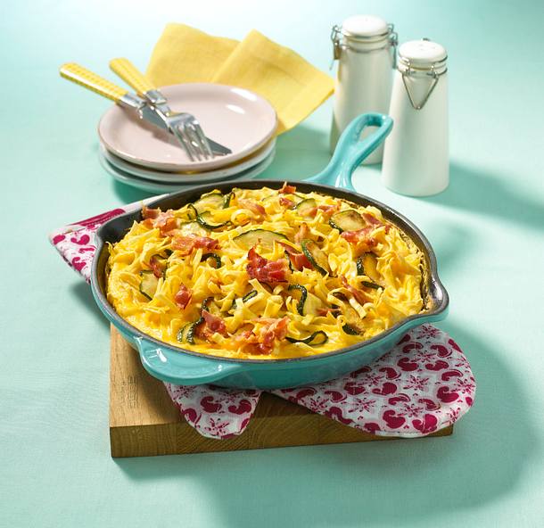 Nudel-Zucchini-Omelett Rezept Nudel-Zucchini-Omelett Rezept