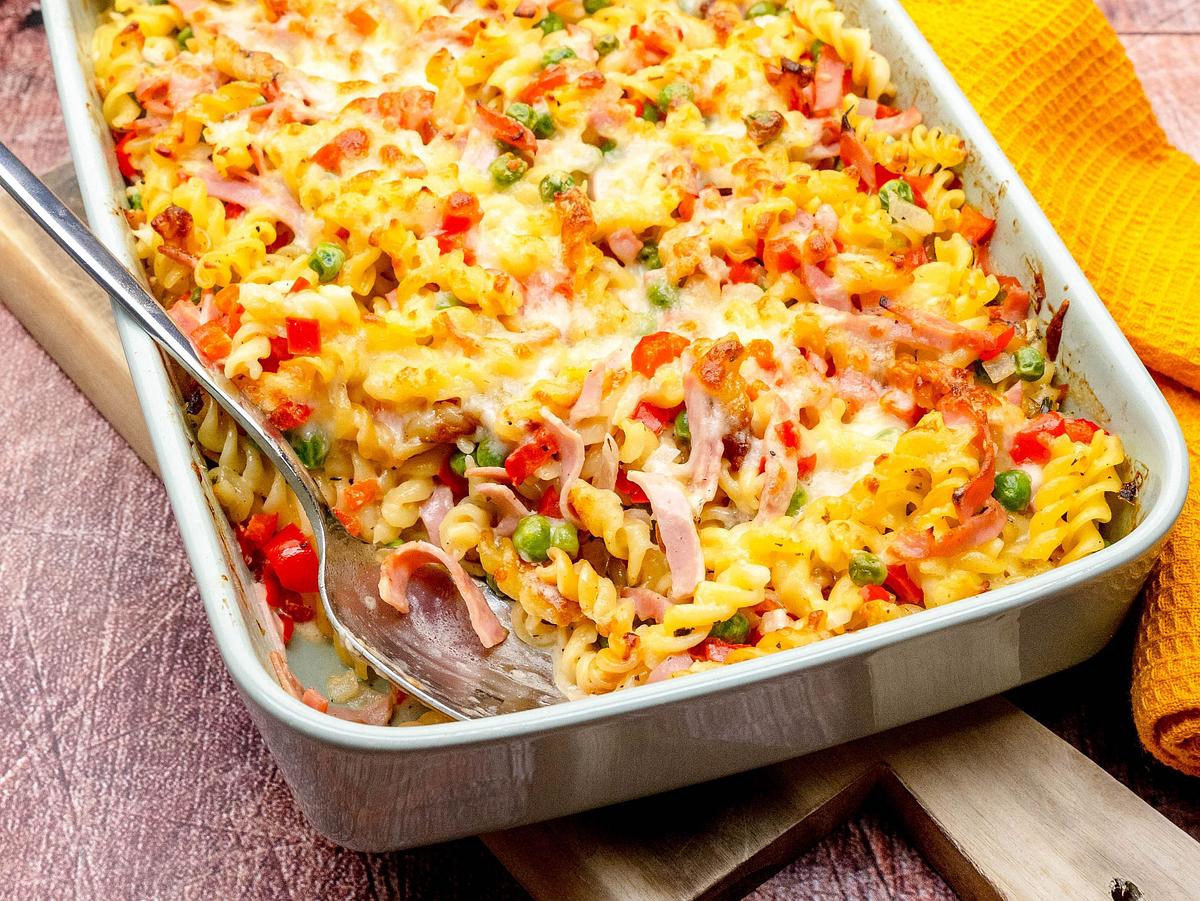 Nudelauflauf - einfaches Rezept