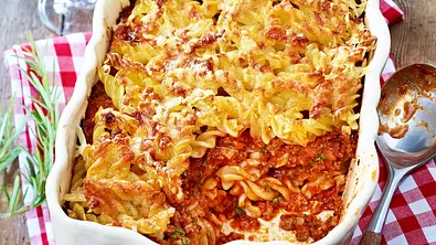 Nudelauflauf mit Hackfleisch