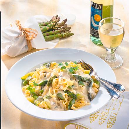 Nudeln in Gorgonzola-Spargel-Creme Rezept