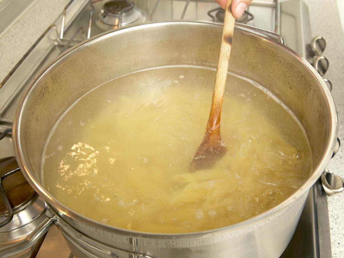 Pasta mit Pfifferlingen - Schritt 7: