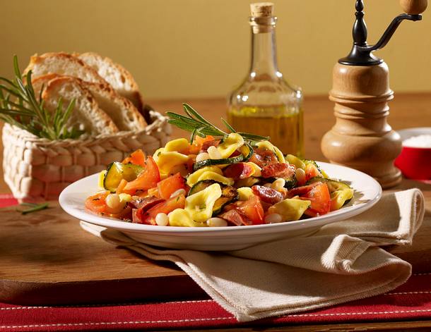 Nudeln mit Bohnen (Pasta e fagioli) Rezept
