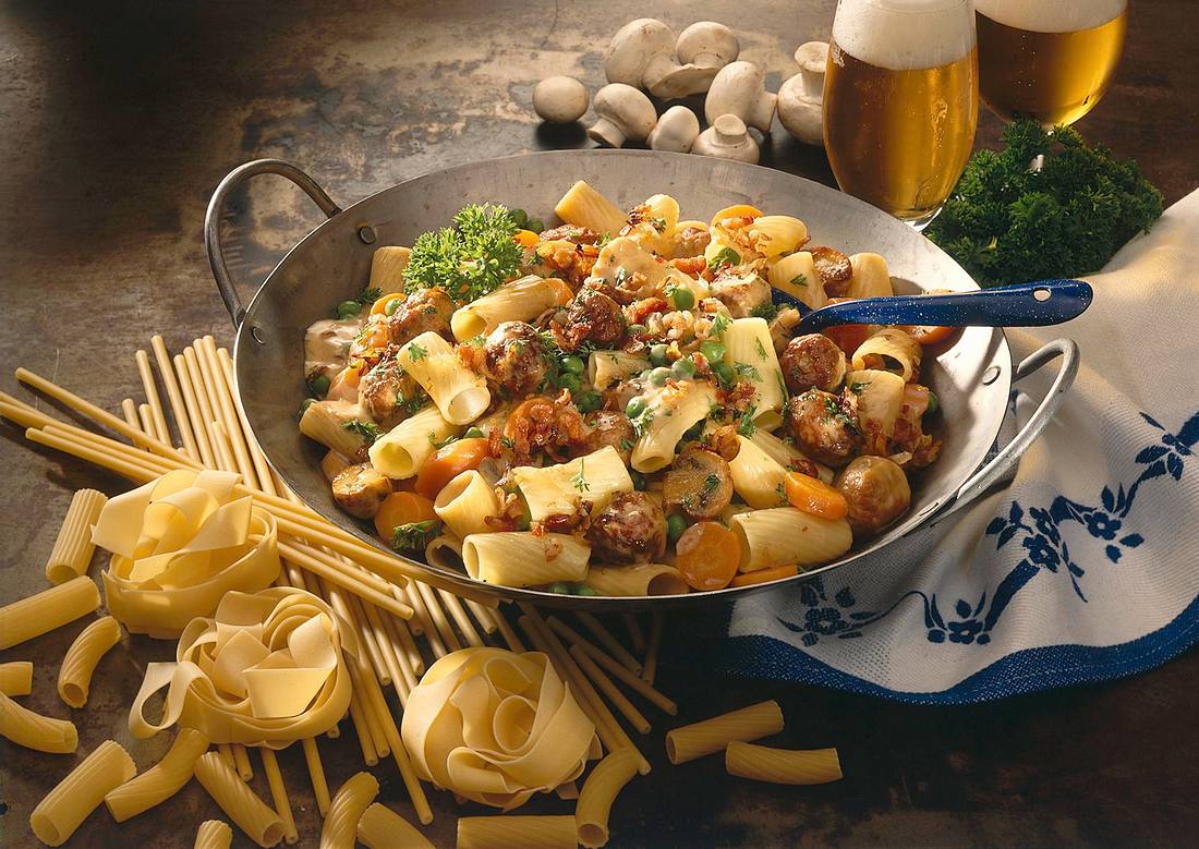 Nudelpfanne Rezept Nudelpfanne Rezept