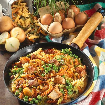 Nudelpfanne Rezept Nudelpfanne Rezept