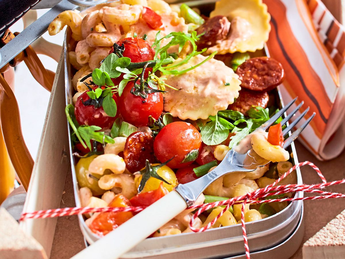 Nudelsalat „Kannste einpacken“ Rezept