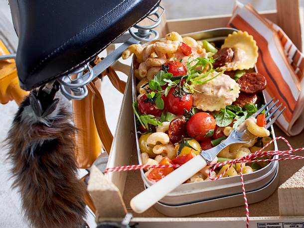 Nudelsalat „Kannste einpacken“ Rezept