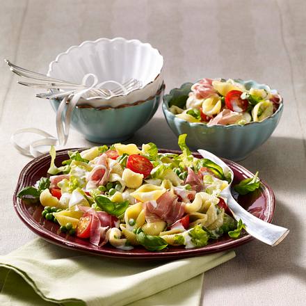 Nudelsalat mit Parmaschinken Rezept Nudelsalat mit Parmaschinken Rezept