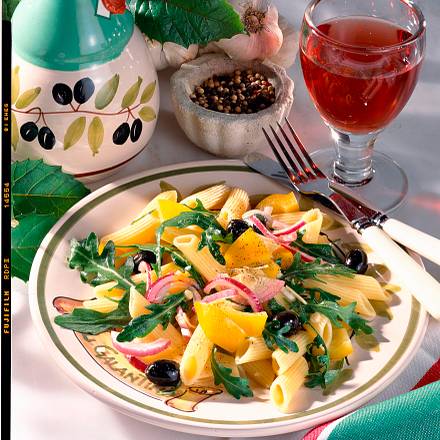 Nudelsalat mit Rauke Rezept