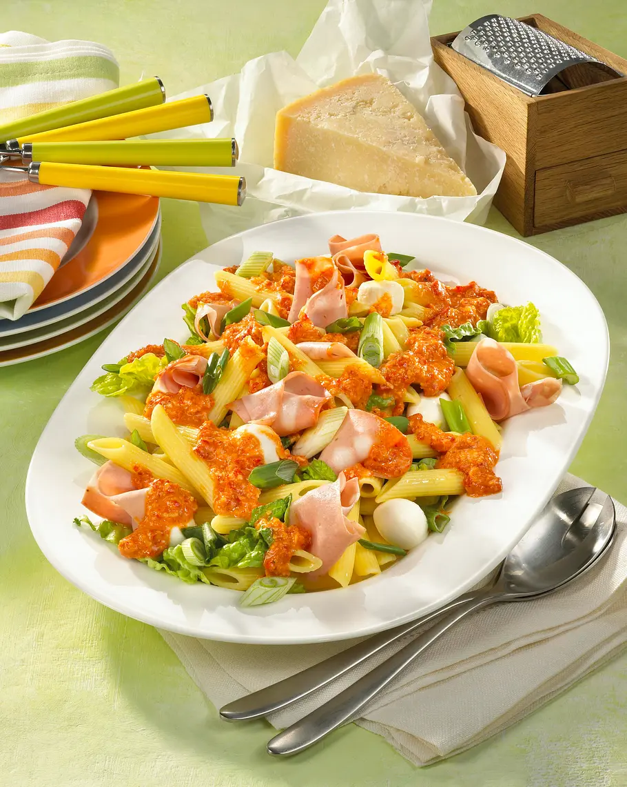 Nudelsalat Romana Rezept Nudelsalat Romana Rezept