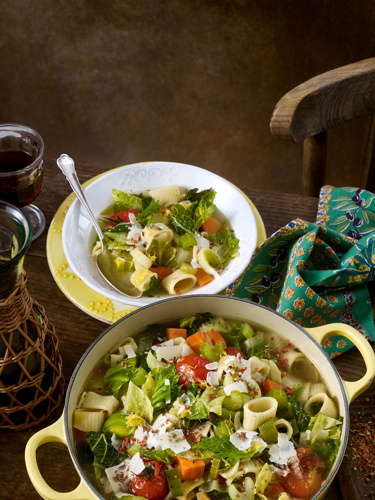 Nudeltopf mit italienischer Gewürzmischung Rezept