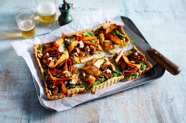 Nuss-Pilz-Tarte Rezept Nuss-Pilz-Tarte Rezept