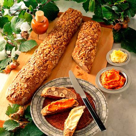 Nussbaguette Rezept