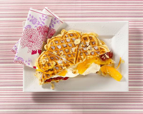 Nusswaffel-Sandwich Rezept Nusswaffel-Sandwich Rezept