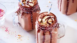 Nutella-Cheesecake-Milchshake Rezept - Foto: LECKER @ Bauer Media Group Nutella-Cheesecake-Milchshake Rezept - Foto: LECKER @ Bauer Media Group