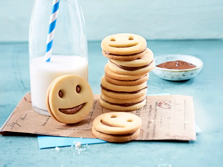 Nutellakekse Keep smiling Rezept Nutellakekse Keep smiling Rezept