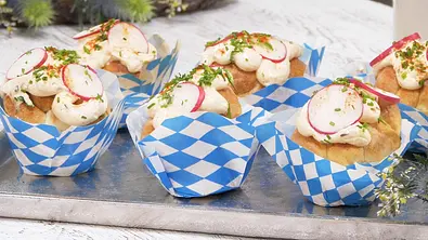 Obazda-Cupcakes
