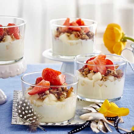 Obstjoghurt Mit Kernigem Diy Musli Rezept Lecker