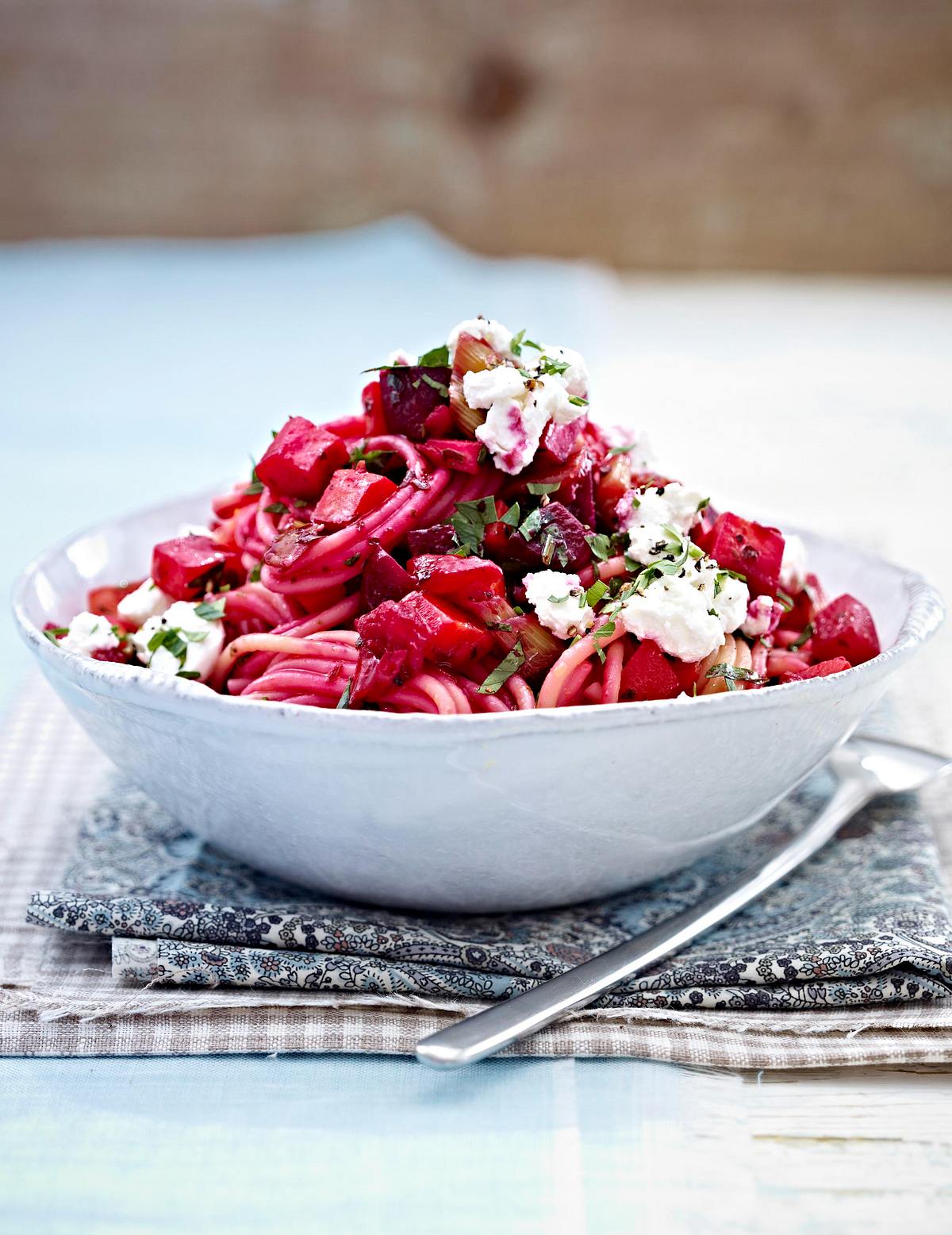 Ofengemüse mit Spaghetti Rezept