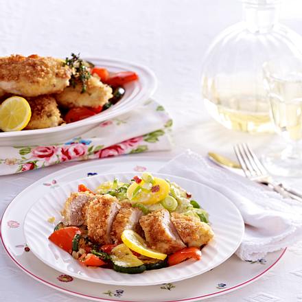 Ofenhähnchenfilet mit Kartoffelsalat Rezept Ofenhähnchenfilet mit Kartoffelsalat Rezept