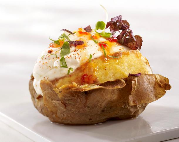 Ofenkartoffel mit Chilischmand Rezept