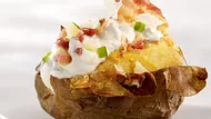 Ofenkartoffel mit Speck, Ricotta, Paprika und Parmesan (4 mal anders) Rezept - Foto: LECKER @ Bauer Media Group Ofenkartoffel mit Speck, Ricotta, Paprika und Parmesan (4 mal anders) Rezept - Foto: LECKER @ Bauer Media Group