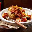 Ofenkartoffel Sansibar-Style mit Currywurst Rezept - Foto: House of Food / Bauer Food Experts KG