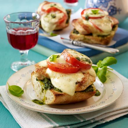 Ofenstulle "Pute caprese" Rezept