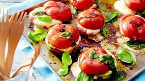 Ofentomaten caprese Ofentomaten caprese