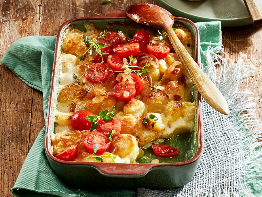 Ohne Aufwand: Gnocchi-Auflauf Ohne Aufwand: Gnocchi-Auflauf Rezept
