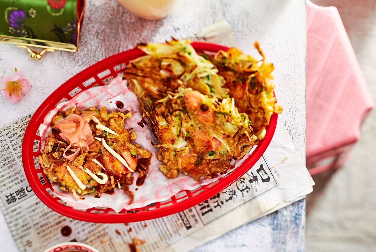 Okonomiyaki herzhafte Pfannkuchen Rezept