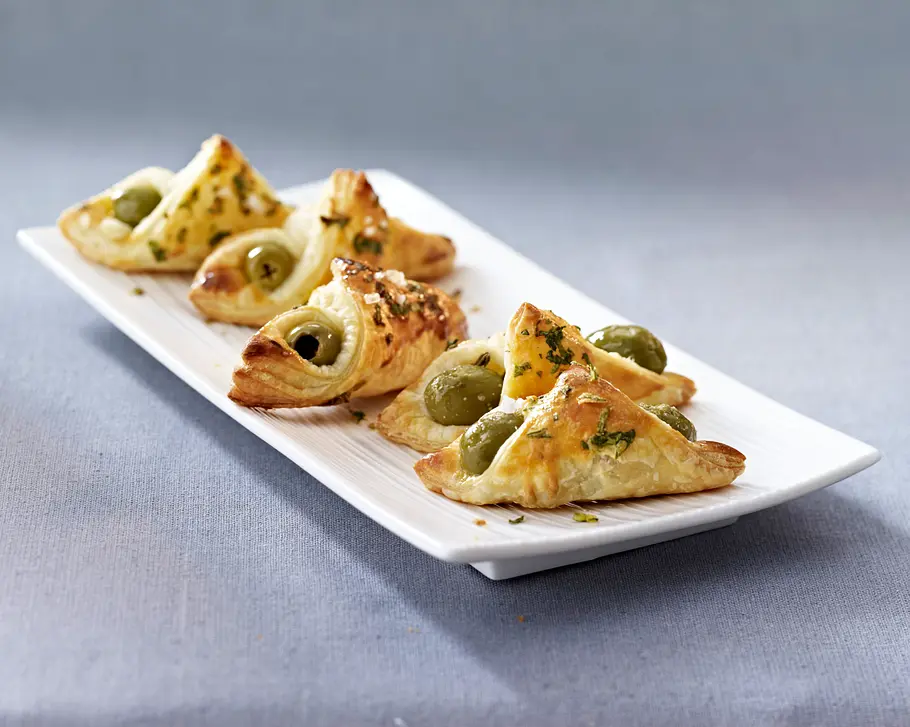 Oliven-Blätterteigtaschen Rezept Oliven-Blätterteigtaschen Rezept