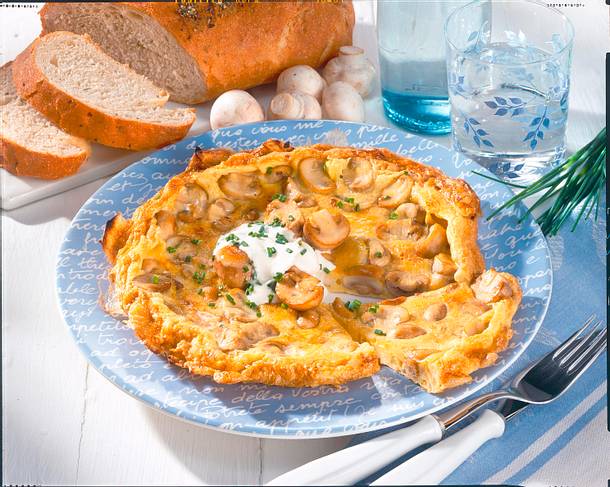 Omelett Funghi Rezept Omelett Funghi Rezept