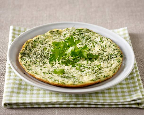 Omelett mit Kräutern Rezept Omelett mit Kräutern Rezept