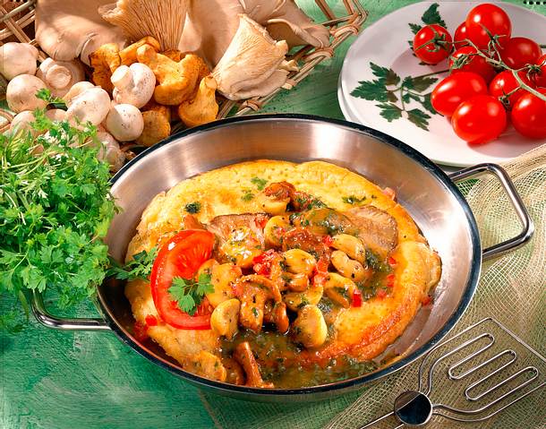 Omelett mit Pilzfüllung Rezept Omelett mit Pilzfüllung Rezept