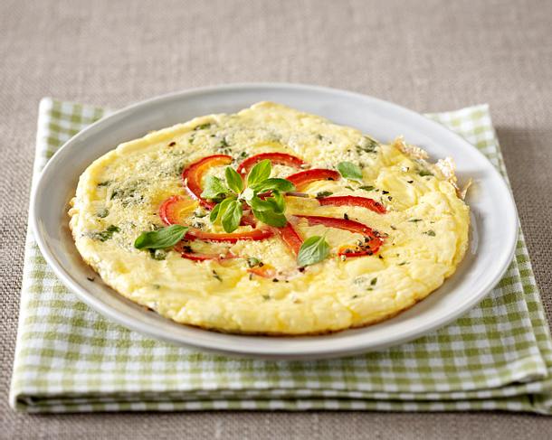 Omelett mit Schinken und Gewürzgurken Rezept Omelett mit Schinken und Gewürzgurken Rezept