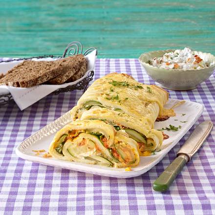 Omelett-Roulade Rezept