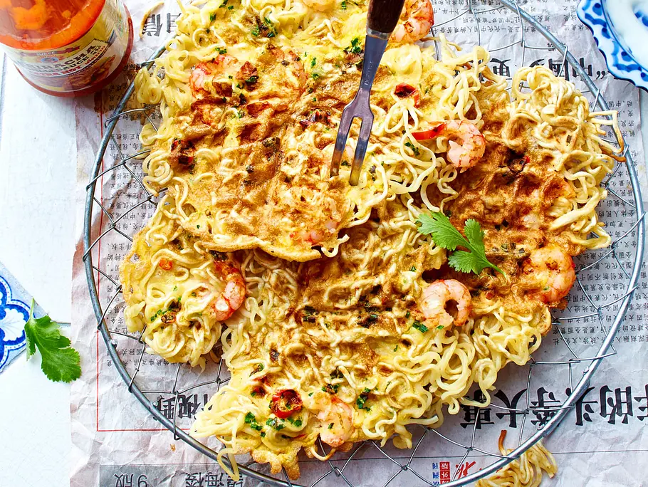 Omelett Waffeln Rezept Omelettwaffeln Rezept