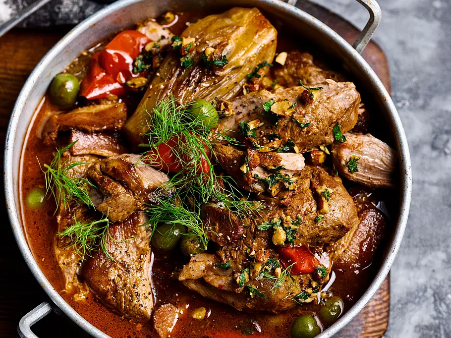 One-hot-pork-pot mediterran inspiriert Rezept One-hot-pork-pot mediterran inspiriert Rezept