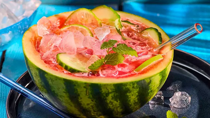 „One in a melon“- Limonade Rezept - Foto: LECKER @ Bauer Media Group „One in a melon“- Limonade Rezept - Foto: LECKER @ Bauer Media Group