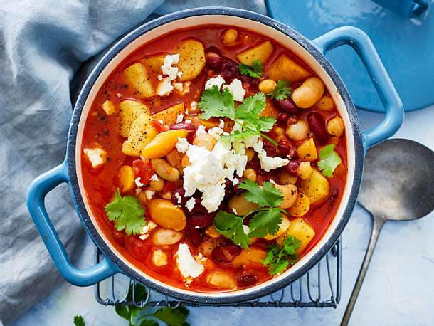 Kichererbsen-Bohnen-Stew Rezept