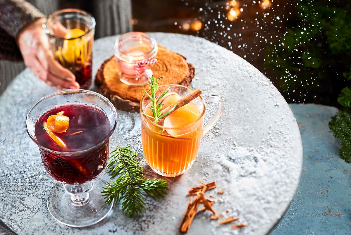 Orangen-Cranberry-Glühwein Rezept