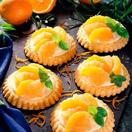 Orangen-Grapefruit-Törtchen Rezept Orangen-Grapefruit-Törtchen Rezept