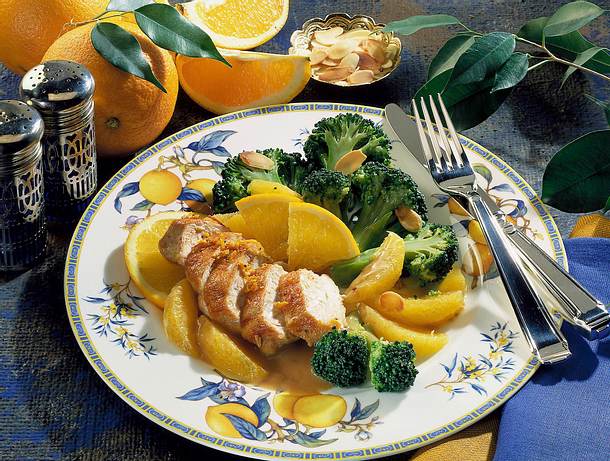 Orangen-Hähnchenfilet mit Broccoli Rezept Orangen-Hähnchenfilet mit Broccoli Rezept
