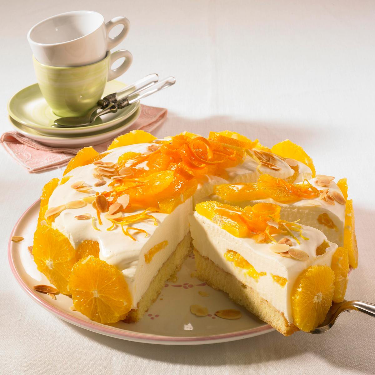 Orangen-Joghurt-Torte Rezept