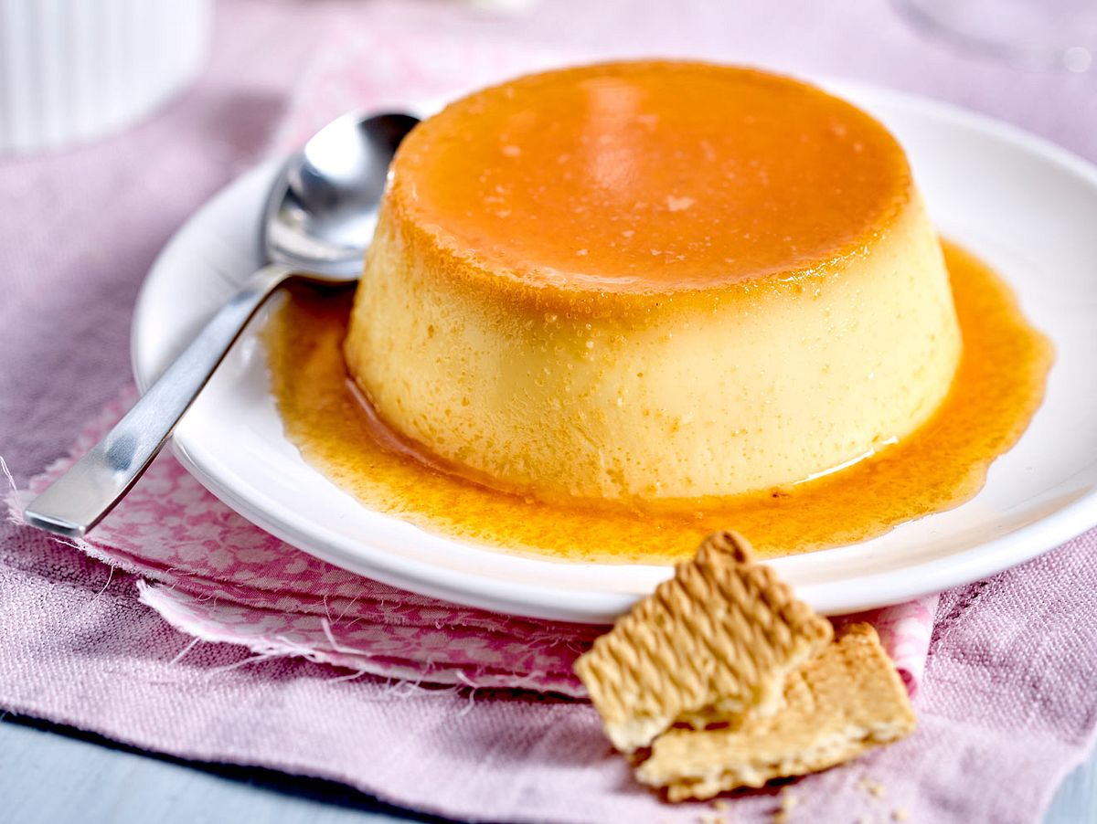 Orangen-Karamell-Flan Rezept